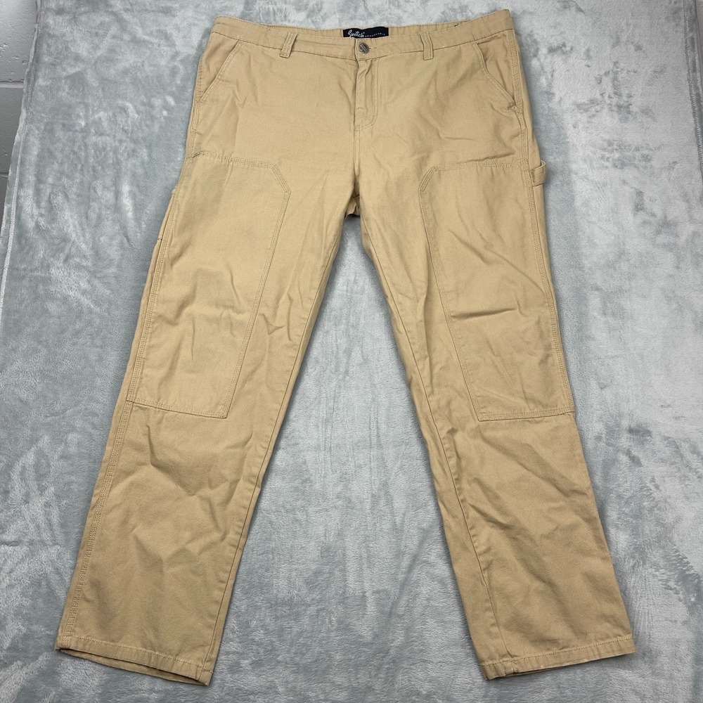 Switch Remarkable Work Pants Mens 42x34 Khaki Utility Workwear High Rise‎ Preppy